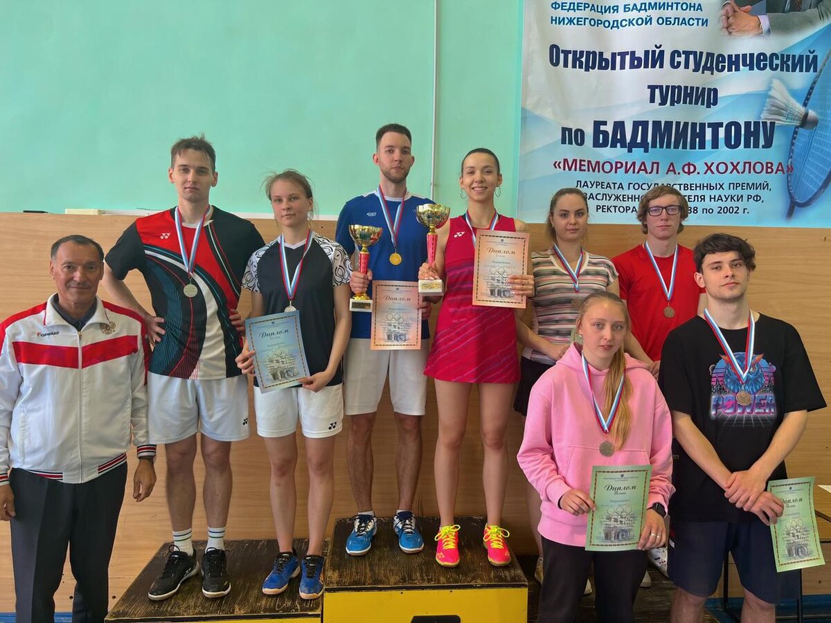 turnir po badmintonu memorial a f hohlova proveli v nngu